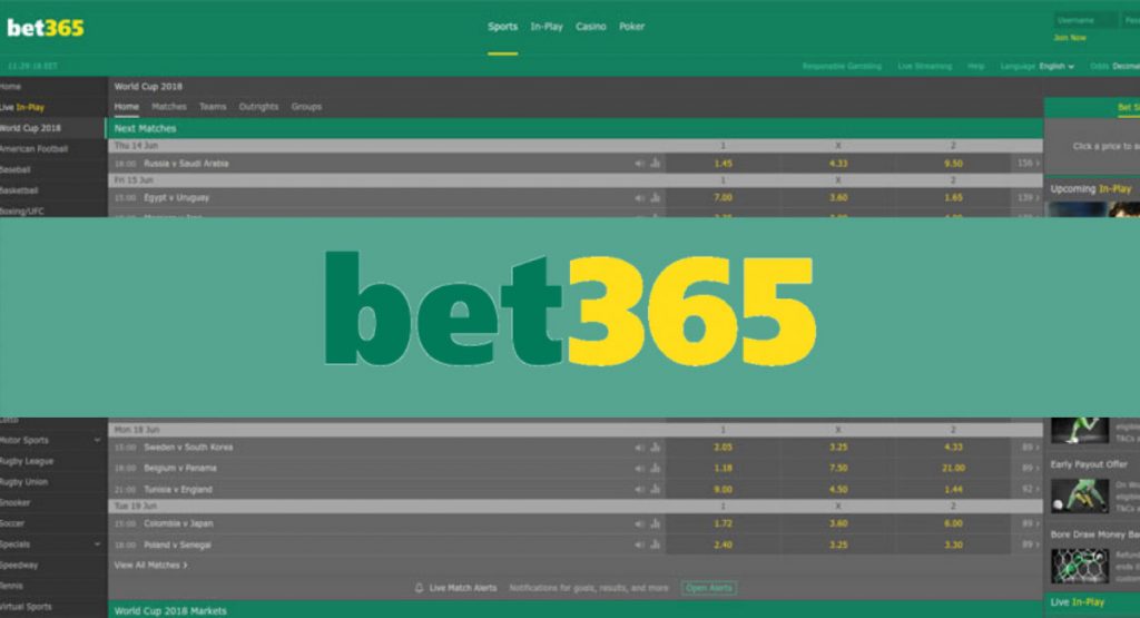 Bet365 betting sites