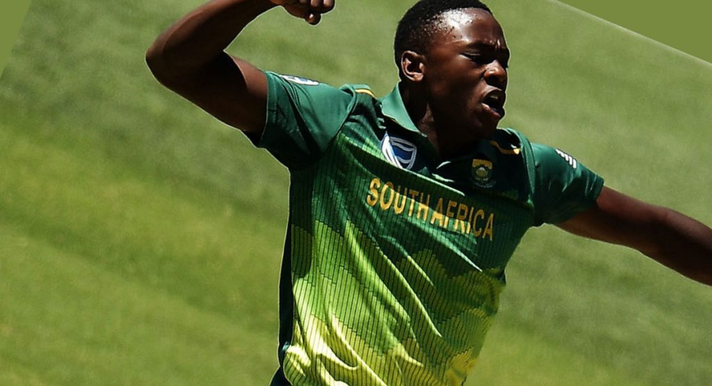 Cricketers Kagiso Rabada